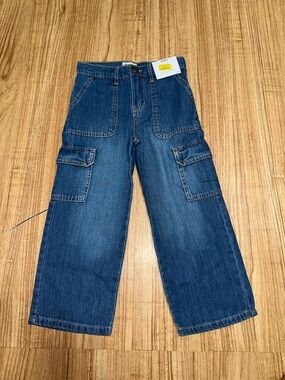 Carter's Dark Blue Cargo Jeans for Kids